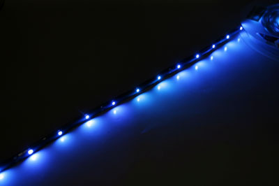 15 Led AZUL <b> 5W/m </b> con conector JST